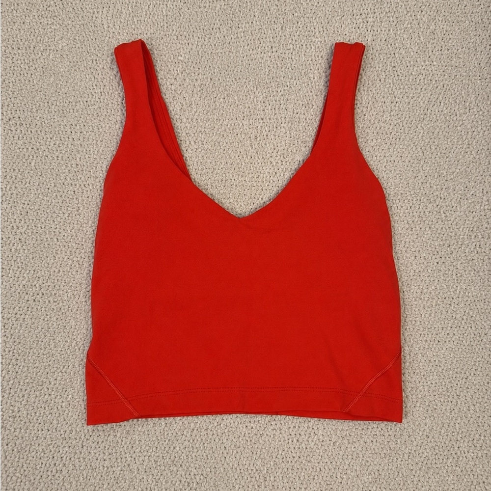 Lululemon align tank orange/pink